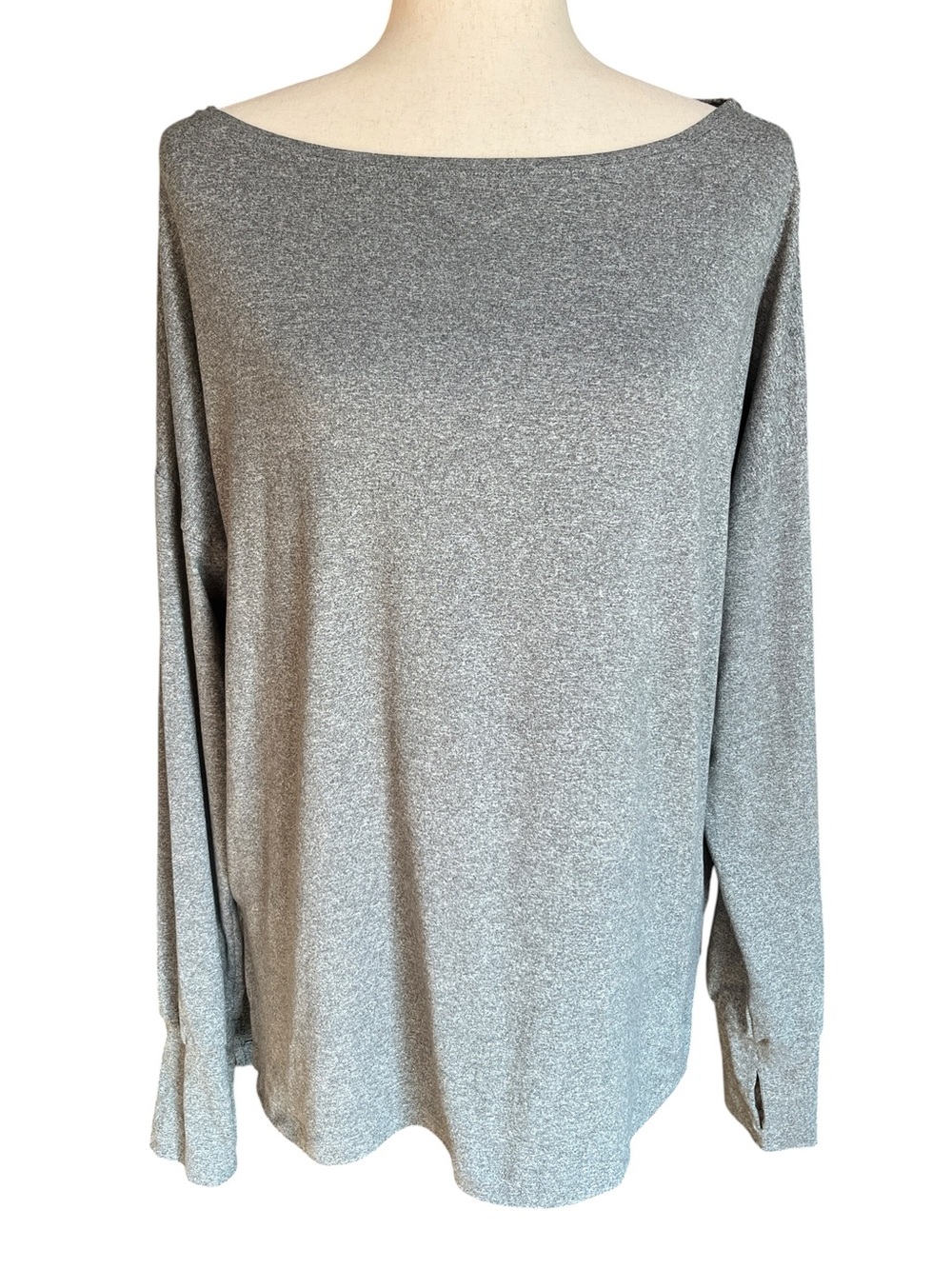 Nine West Active long-sleeve top in heather grey